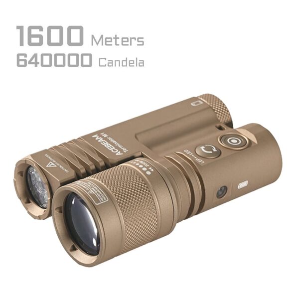 ACEBEAM Terminator M1 3500流明 1600米 雙光源變焦手電筒 LEP/LED一鍵切換 ACEBEAM M1：圖片 2