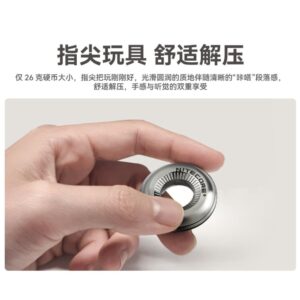 Nitecore Halo 10 鈦合金圓環尺 滾輪尺 解壓玩具 曲線測量 吊飾吊墜項鍊：圖片 2