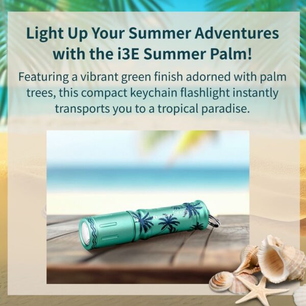 Olight i3E 90流明 40米 【Summer Palm】經典鑰匙扣燈 手電筒 AAA 一段式簡易操作 隨身攜帶手電筒：圖片 2